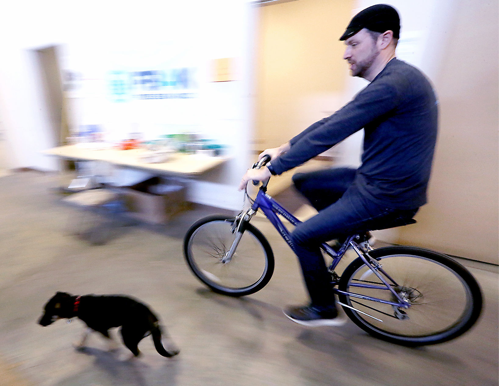 Andy Quandt on bike